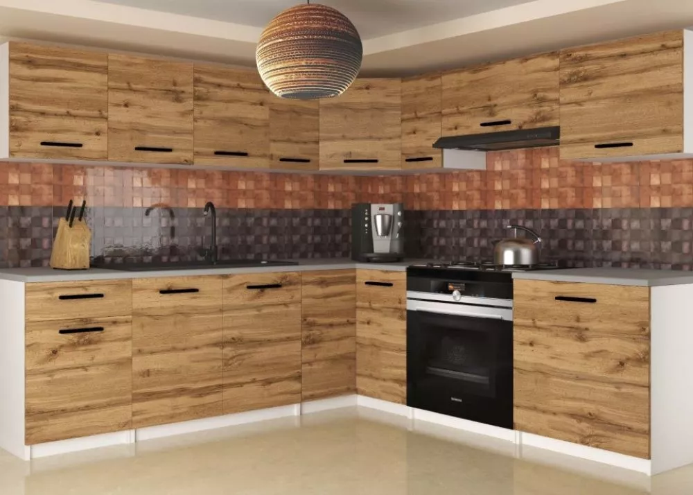 Virtuves komplekts Uniquaplus Materiāls : lamināts + MDF plātne,