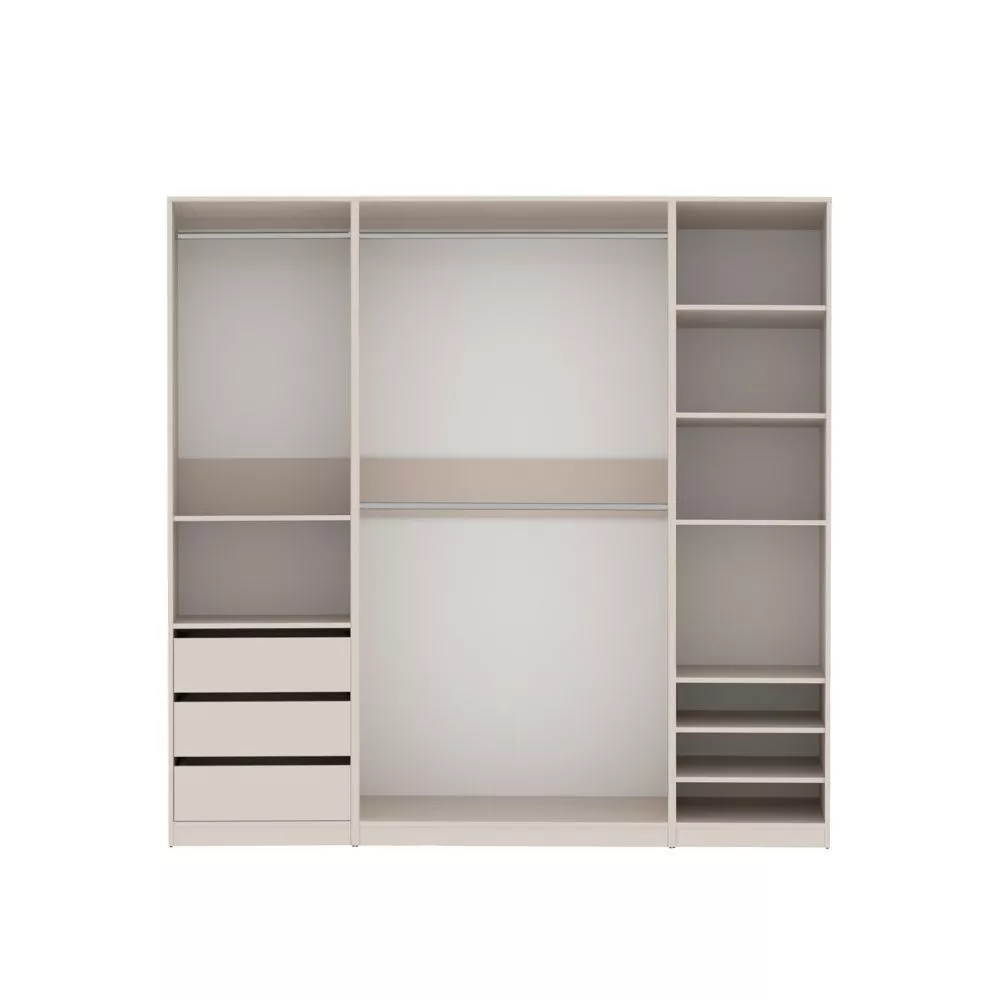 Skapis Tres Set 9 · Kašmira · 210 × 51 × 206 cm