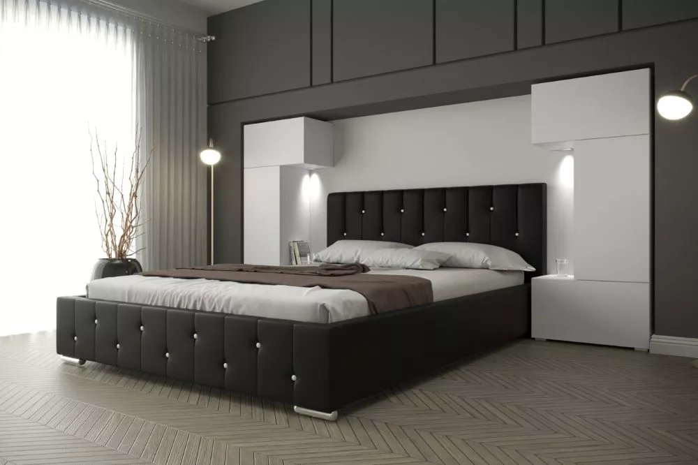 Sekcija Panama 3 ar LED · Balts · 35 × 159 cm