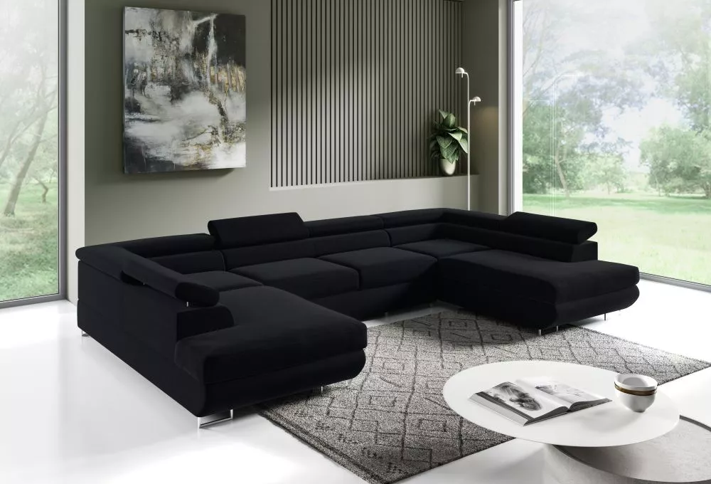 Dīvāns Corner 160 Premium standard · Antracīts · 201 × 335 × 72 cm