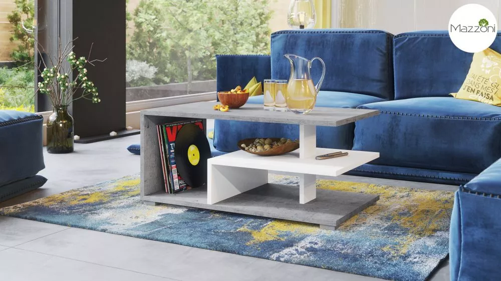 Žurnālgalds Link Modern Korpusa krāsa: betons, · 90 × 50 × 40 cm