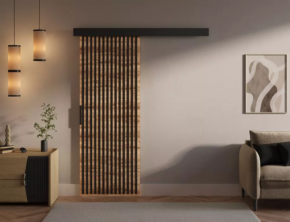 Bīdāmās durvis Perion · Ozols votāns · 76 × 205 cm
