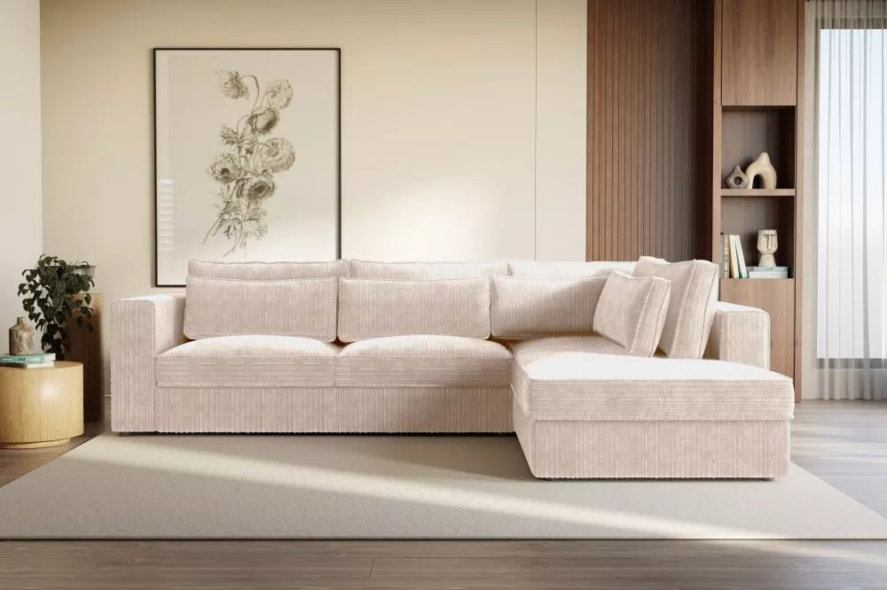 Dīvāns Crown Standard · Krēms · 227 × 330 × 90 cm