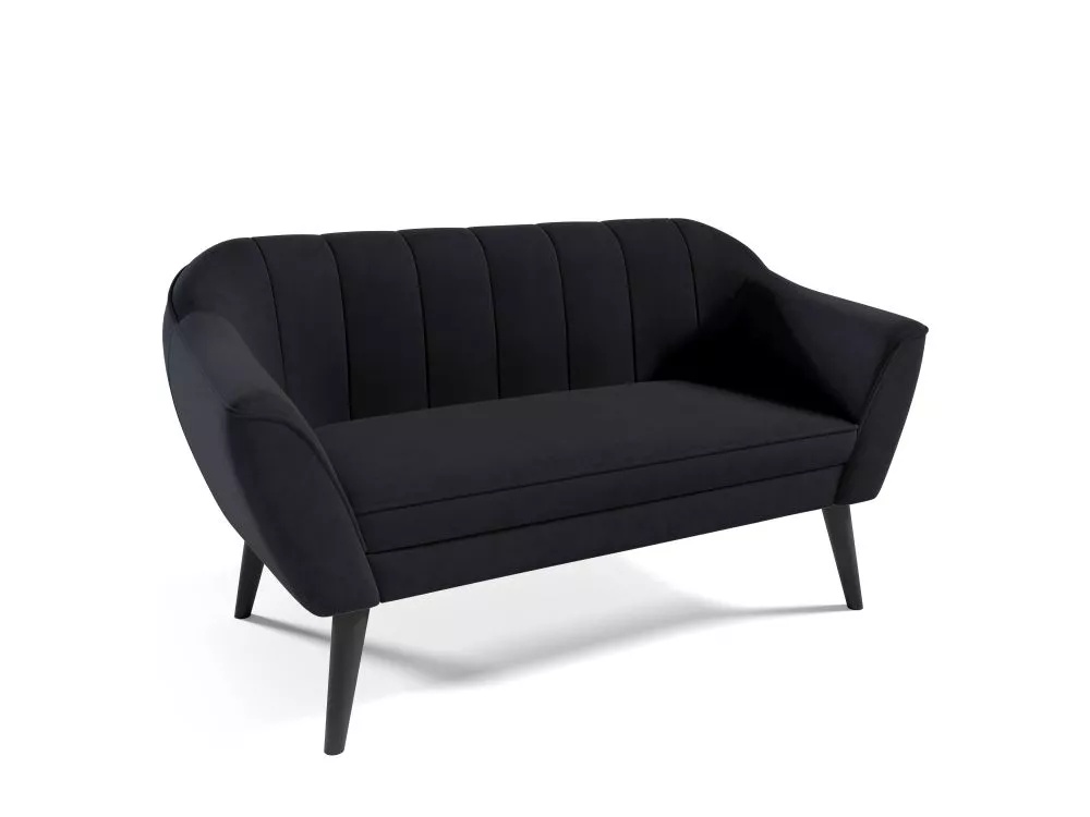 Dīvāns Sofa Merida 184 standard · Melns · 74 × 140 × 75 cm