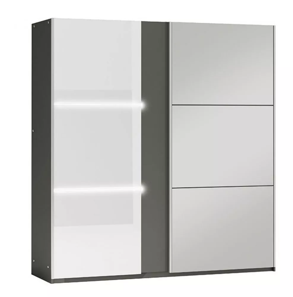 Skapis Tunis ar LED · 200 × 65 × 215 cm