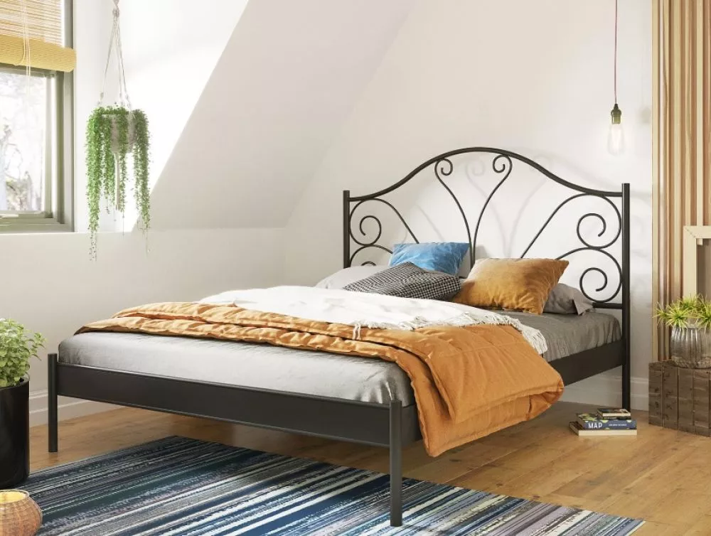 Gulta Pinio ar stelāžu Guļamvietas platums: 90 cm, Guļamvietas garums: 200 cm, · Melna · 97 × 206 × 113 cm
