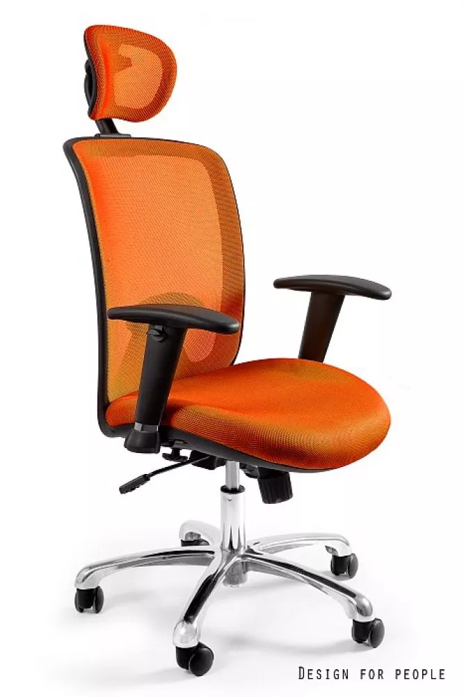 Datorkrēsls Expander Sēdvietas platums: 48 cm, · Oranžs · 60 × 49 × 108 cm