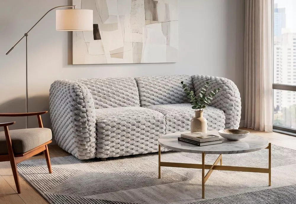 Dīvāns Malta Sofa · Pelēks · 90 × 170 × 70 cm