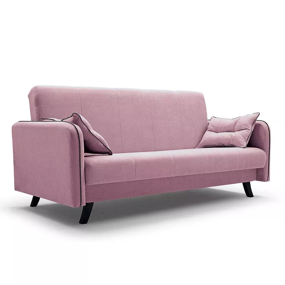 Dīvāns Primo Sofa Standard · Gaiši rozā · 107 × 206 × 100 cm