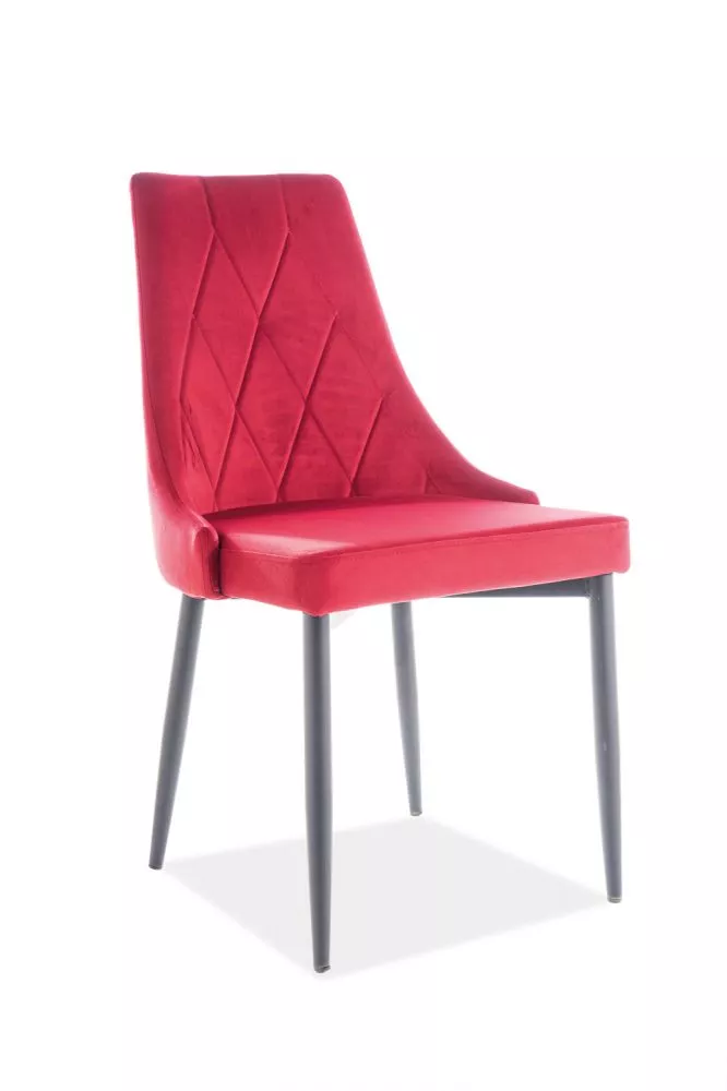 Krēsls Trix B Velvet · Sarkans · 89 × 49 × 59 cm