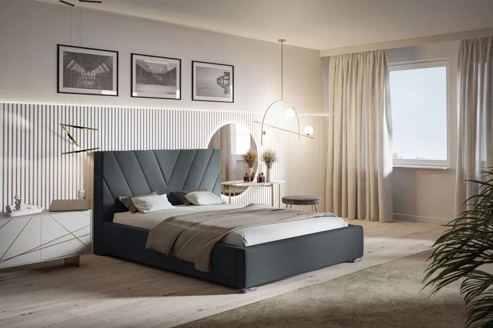 Gulta Top 2 Premium standard ar stelāžu Guļamvietas platums: 160 cm, Guļamvietas garums: 200 cm, stelāžas tips: koka, · 