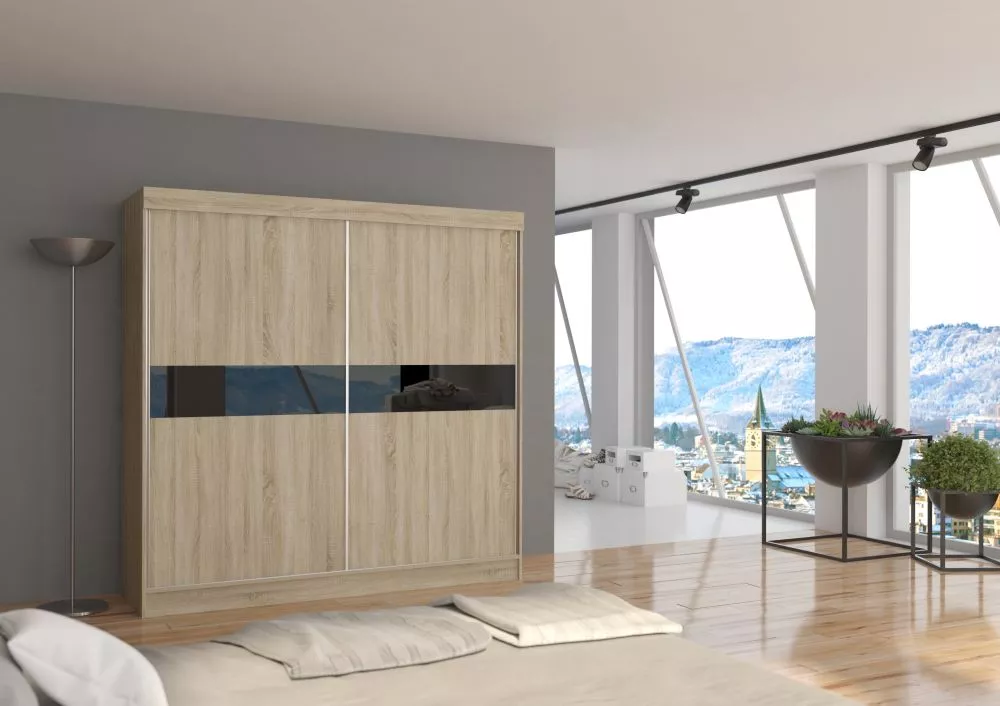 Skapis Malibu · Sonoma · 200 × 62 × 200 cm