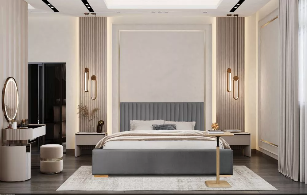 Gulta Vegas 01 Piano Standard ar stelāžu Guļamvietas platums: 140 cm, Guļamvietas garums: 200 cm, stelāžas tips: koka, ·