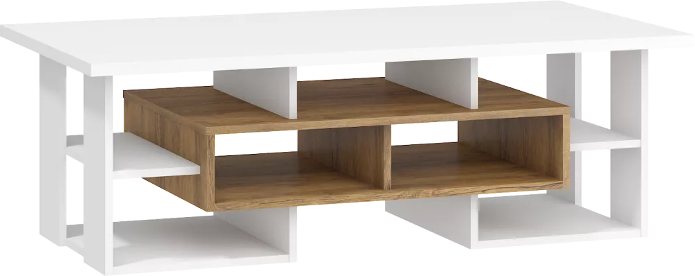 Žurnālgalds Rio 11 Korpusa krāsa: balts, · 130 × 68 × 68 × 44 cm