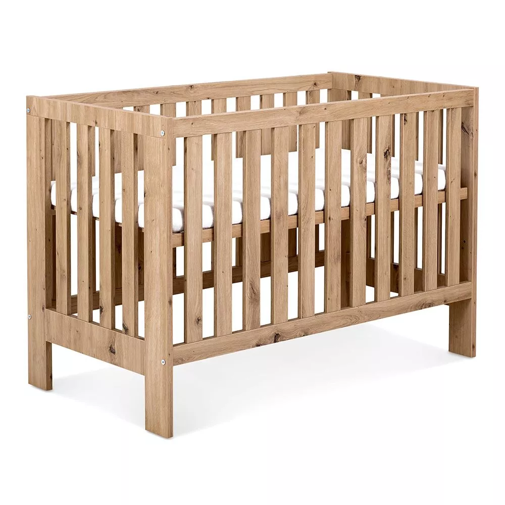 Bērnu gulta Amelia 2 120x60 ar stelāžu Guļamvietas platums: 60 cm, Guļamvietas garums: 120 cm, · Ozols · 66 × 125 × 85 c