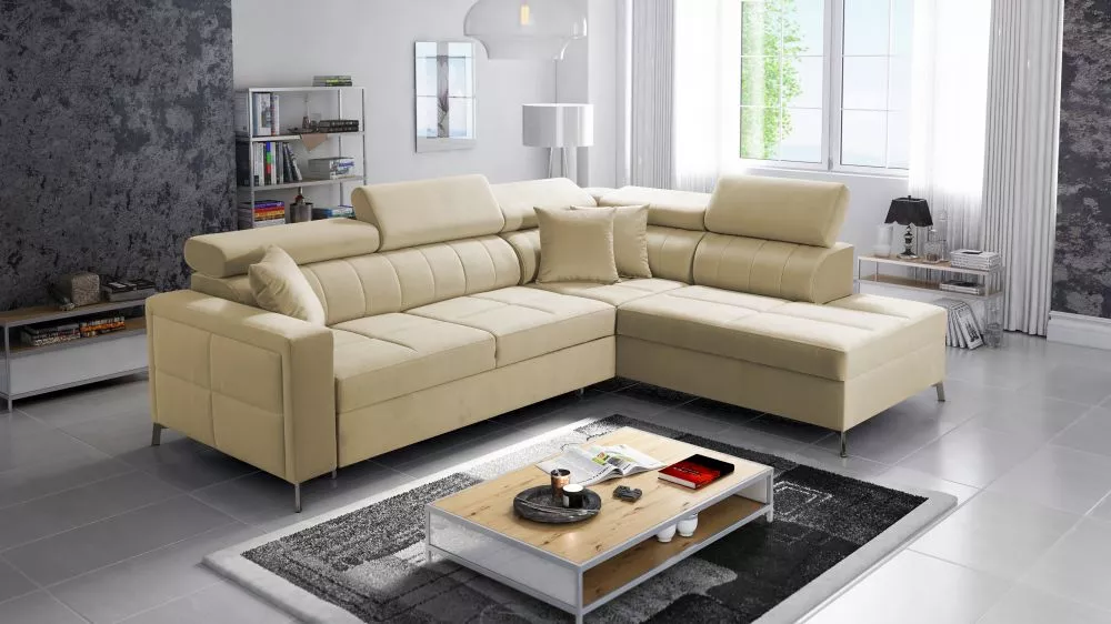 Dīvāns Side 3 Maxi Standard · Krēma · 217 × 275 × 83 cm