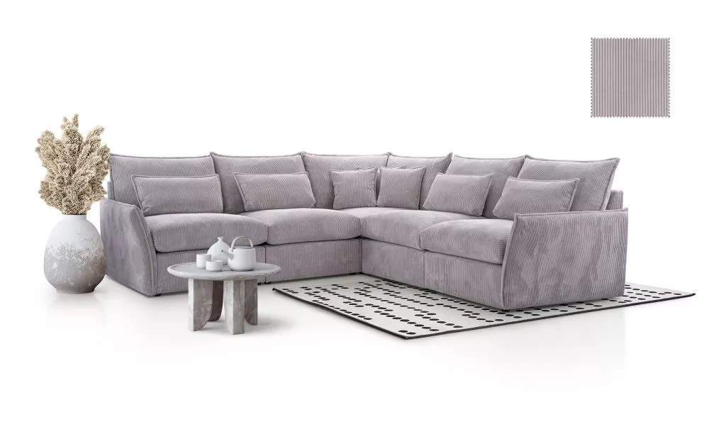 Dīvāns Eldorado Standard · Gaiši pelēks · 270 × 270 × 93 cm