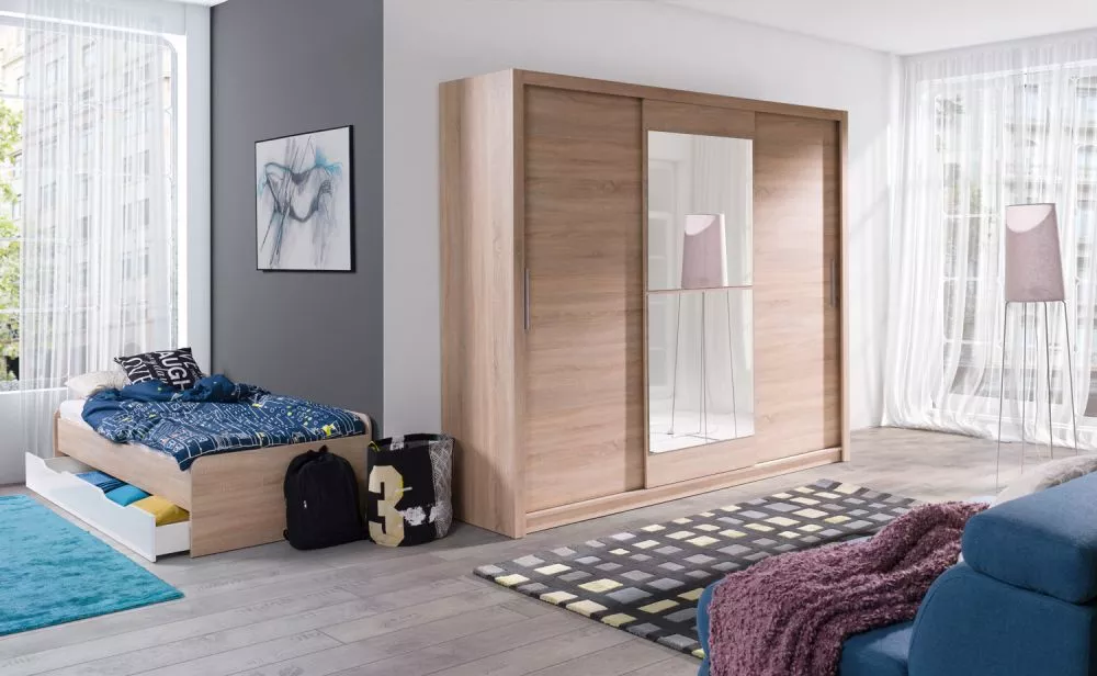 Skapis Mistral 250 L · Ozols sonoma · 250 × 60 × 206 cm
