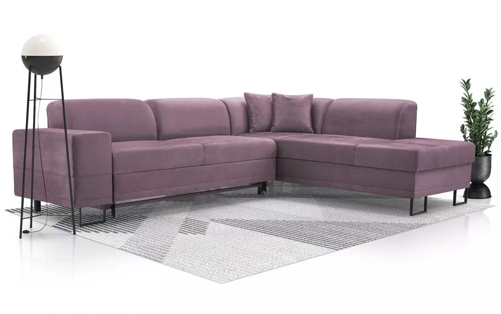 Dīvāns Disco Standard · Rozā · 220 × 285 × 83 cm