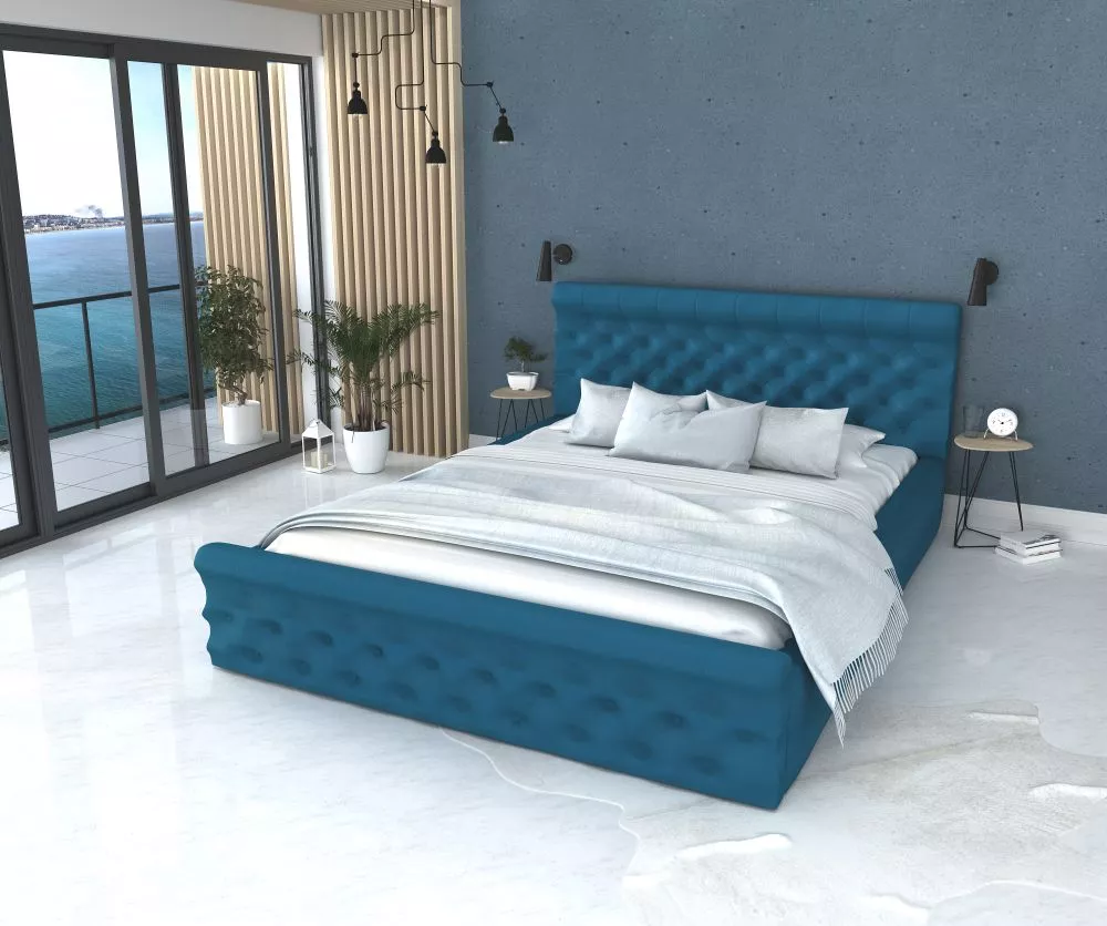 Gulta Chicago Premium Standard ar stelāžu Guļamvietas platums: 180 cm, Guļamvietas garums: 200 cm, stelāžas tips: metāla