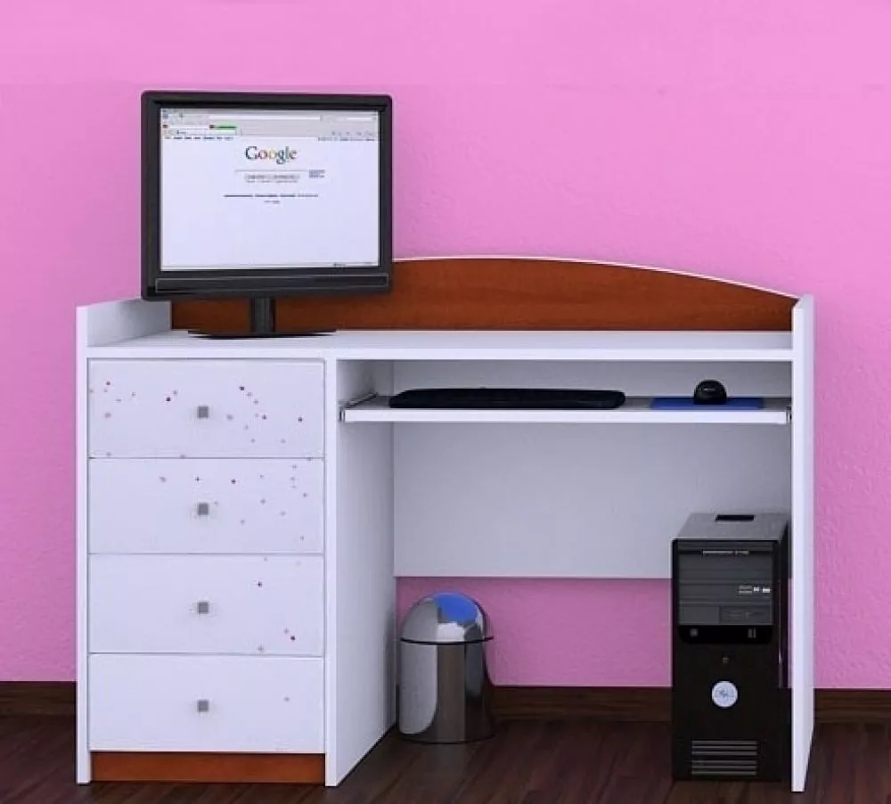 Bērnu rakstāmgalds Happy B03 Maksimālais augstums: 89 cm, · 125 × 75 × 60 cm