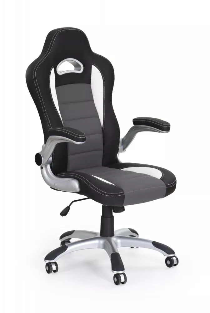 Krēsls Lotus Classic · Melns + pelēks · 117 × 63 × 65 cm