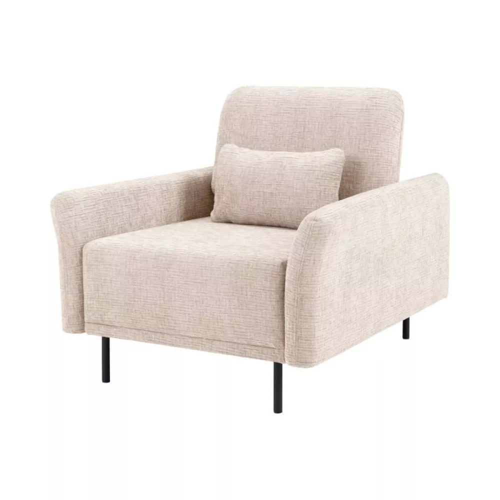 Mīksts krēsls Modulo 1S Standard Maksimālais dziļums: 125 cm, · Gaiši bēšs · 103 × 103 × 90 cm