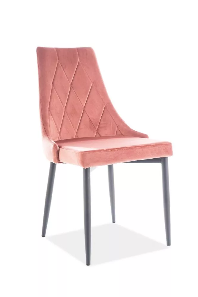 Krēsls Trix B Velvet · Rozā · 89 × 49 × 59 cm