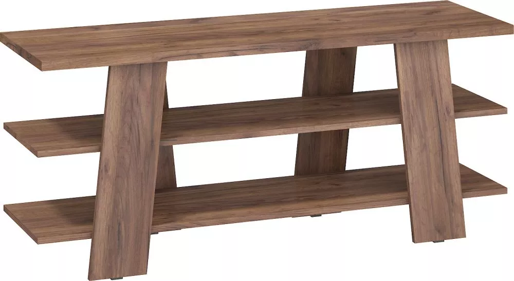 TV tumba Via 09 · Tobaco ozols · 130 × 40 × 56 cm