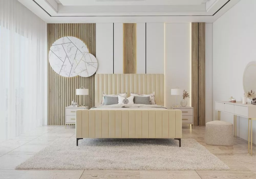 Gulta Aurora 160x200 Standard ar stelāžu Guļamvietas platums: 160 cm, Guļamvietas garums: 200 cm, stelāžas tips: koka, ·