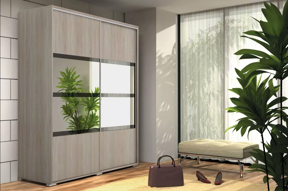 Skapis Modern A9 · Sonoma · 150 × 62 × 245 cm