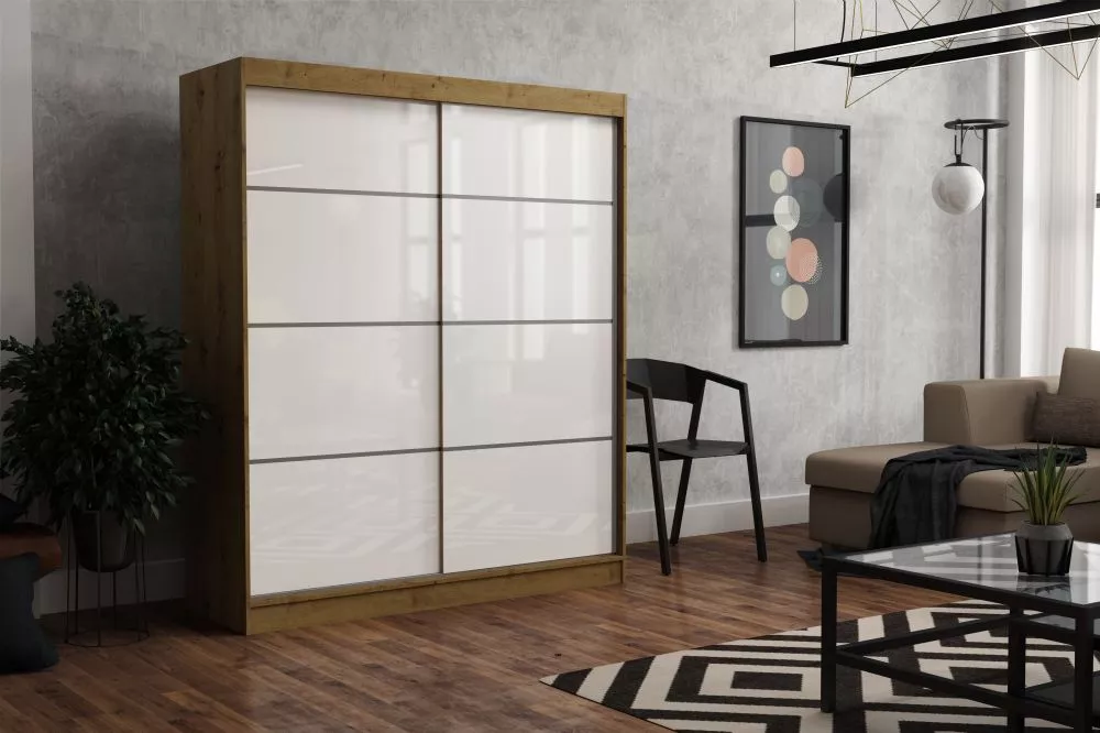 Skapis July Lacobel · 180 × 60 × 215 cm