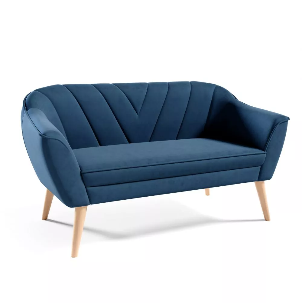 Dīvāns Sofa Flora 205 standard · Zils · 71 × 150 × 75 cm