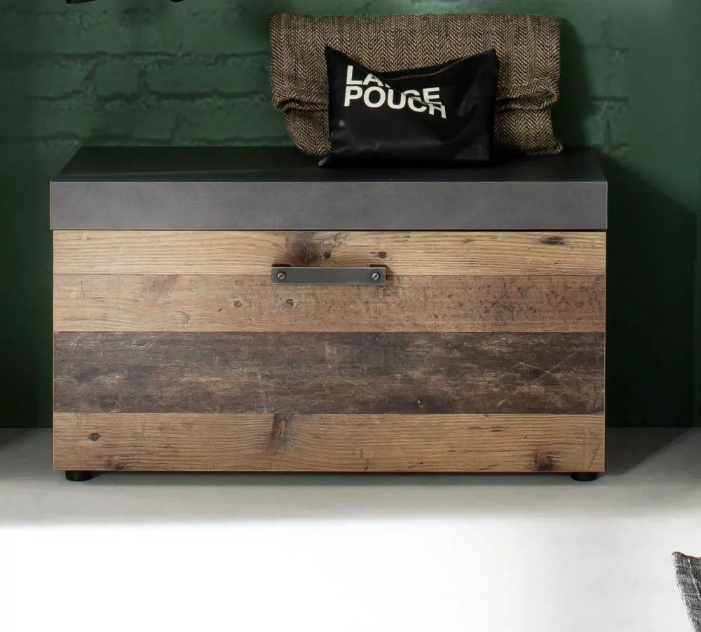 Apavu plaukts Indy 07 Korpusa krāsa: betons, · 80 × 45 × 37 cm