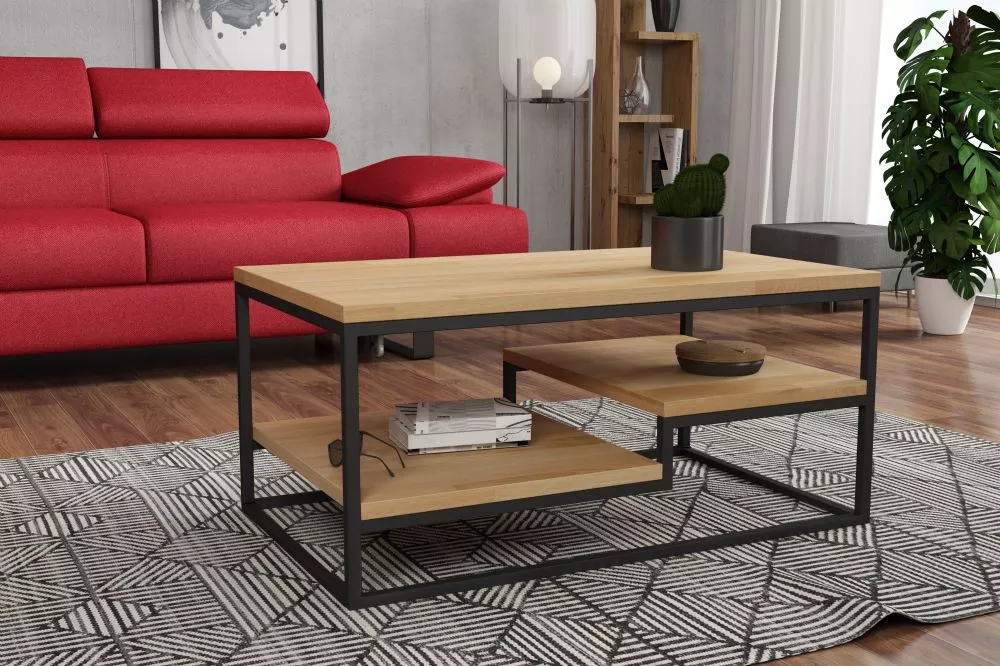 Žurnālgalds Letino Oak Korpusa krāsa: ozols, · 100 × 60 × 46 cm