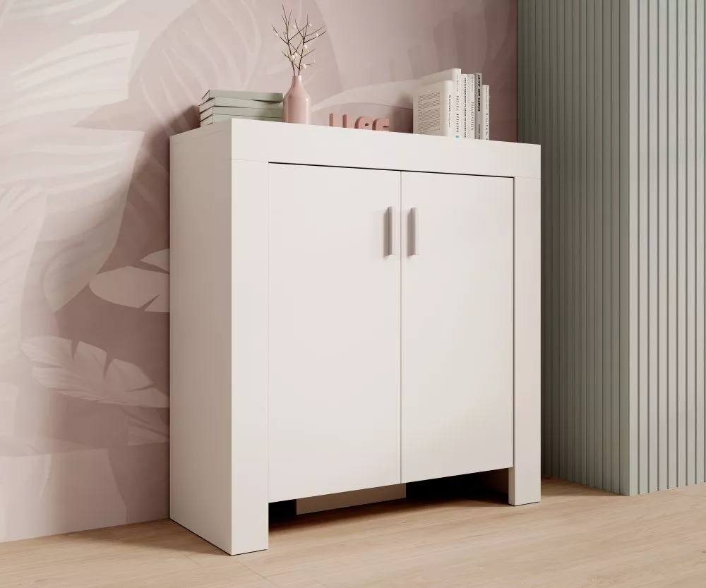 Kumode Cesiro K2D 100 · Balts · 100 × 42 × 106 cm