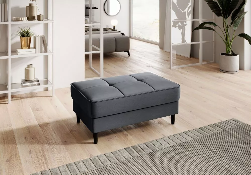 Pufs Bellis P Premium Standard Auduma numurs: Nube 06, · Grafīts · 97 × 42 × 62 cm