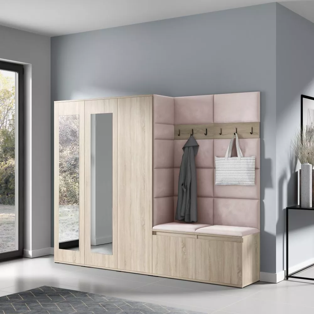 Apavu plaukts Emi 15 Trinity Korpusa krāsa: sonoma, · 235 × 185 × 40 cm