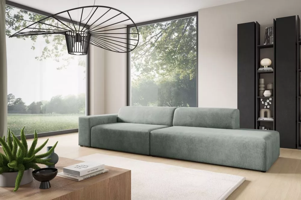 Dīvāns Modullo 2S Long Premium Standard · Pelēks · 104 × 308 × 70 cm