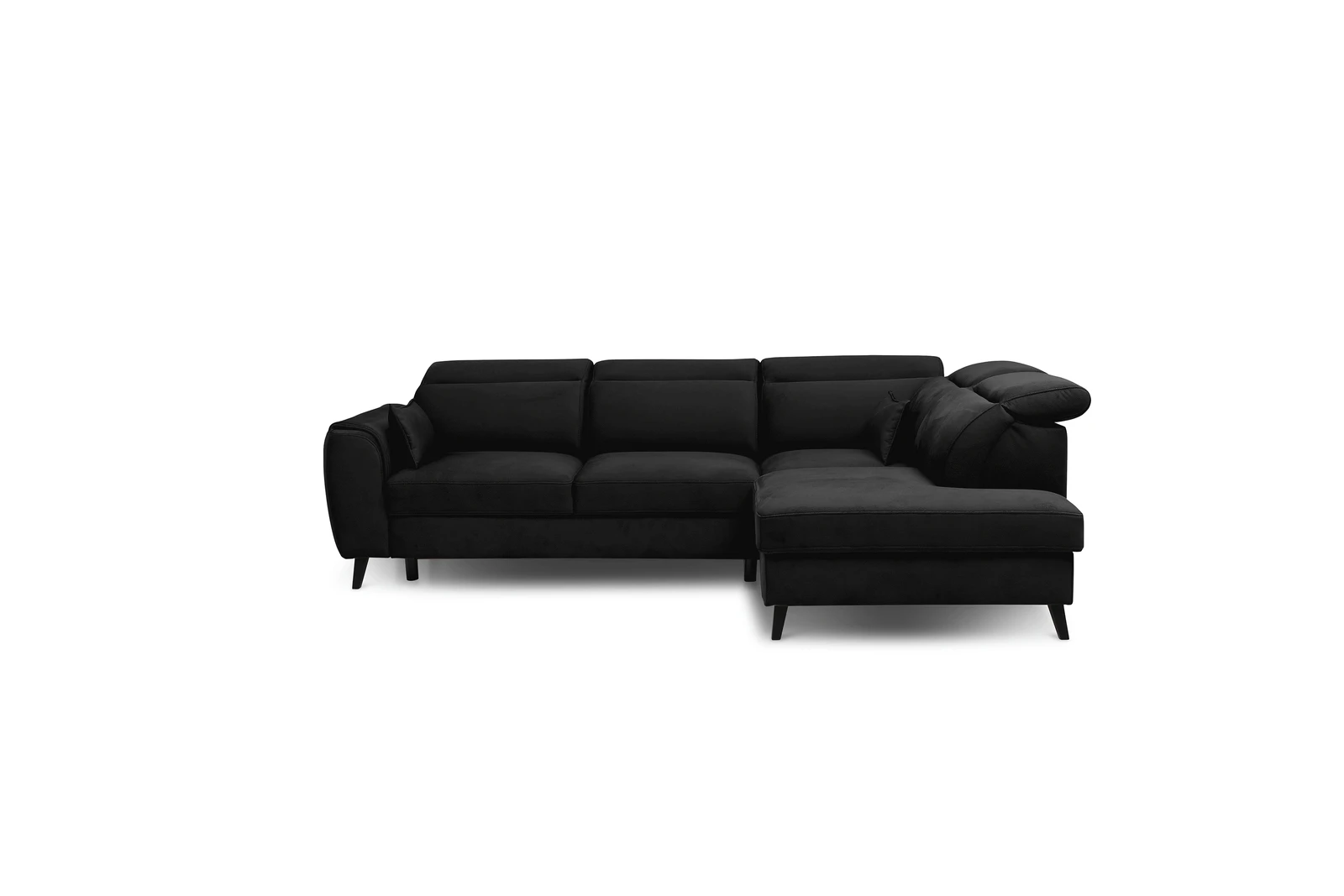 Dīvāns Noble Comfort Standard · Melns · 201 × 255 × 83 cm