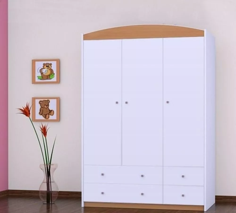 Bērnu skapis Happy SZ09-A · 132 × 54 × 187 cm