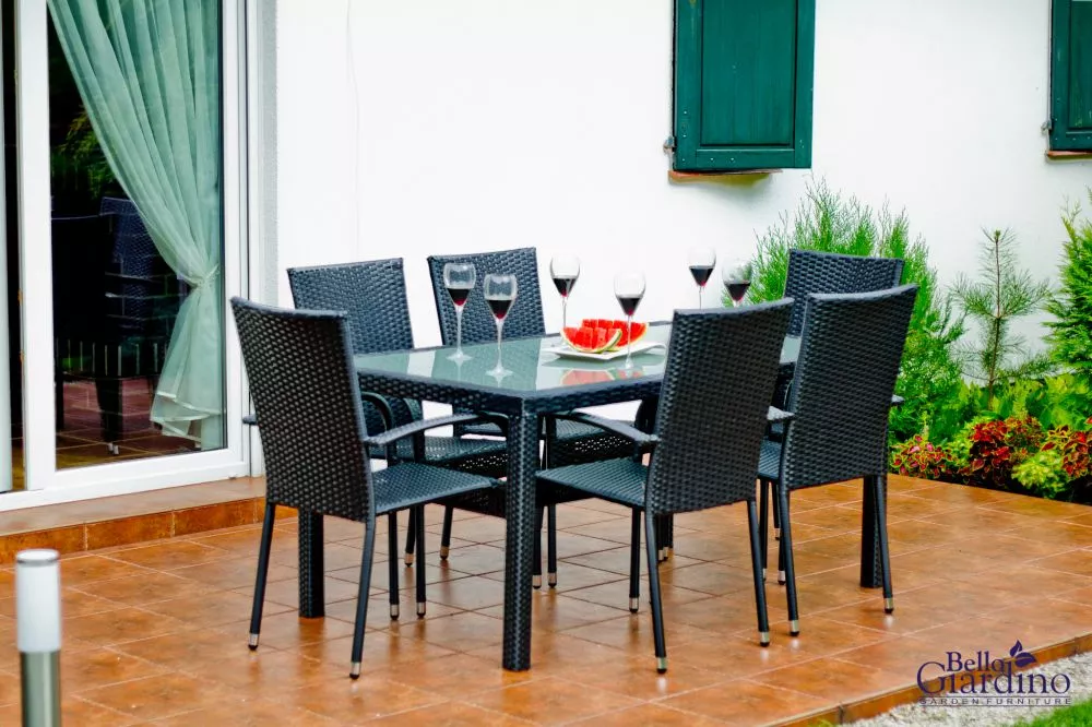 Komplekts Avvicente Personu skaits: 6, · Melns · 150 cm