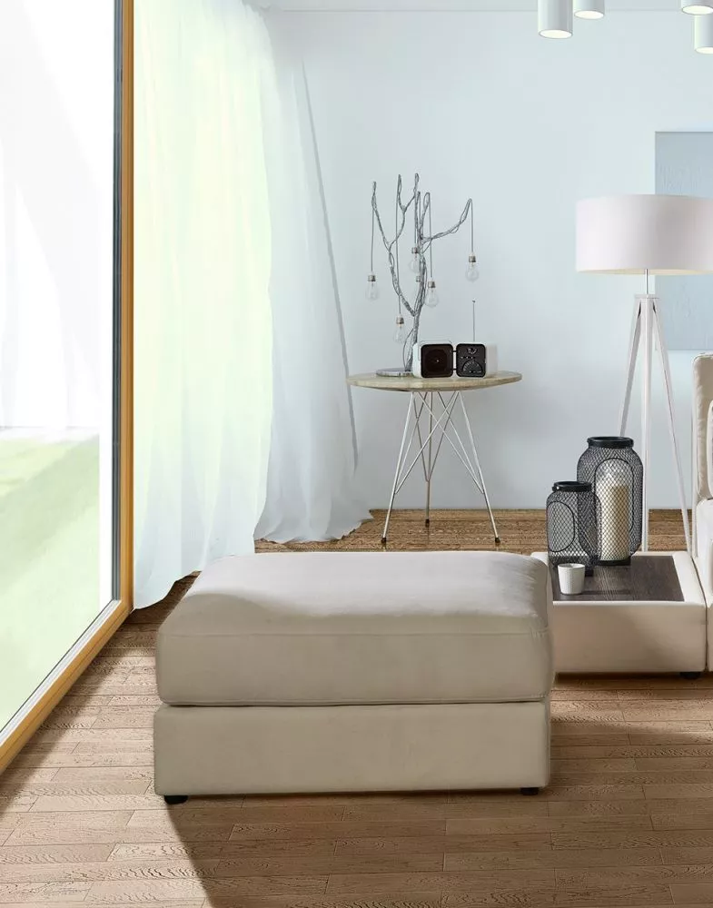 Pufs Urbino Pouf standard Auduma numurs: Granada 2730, · Krēma · 100 × 44 × 95 cm