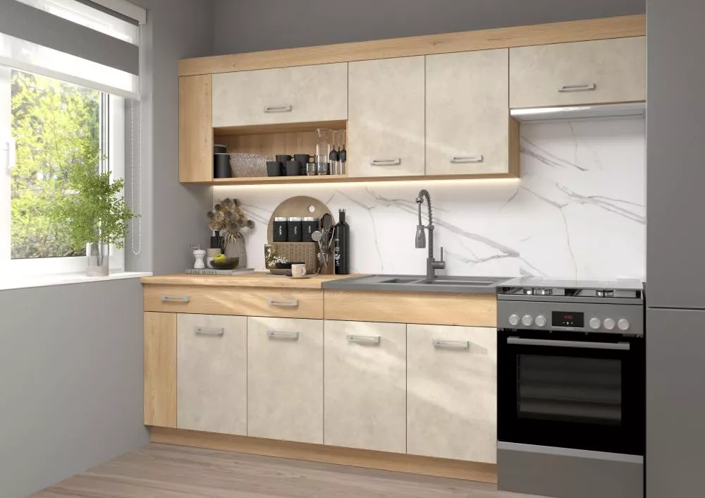 Virtuves komplekts Viza Plus Materiāls : laminēta KSP,