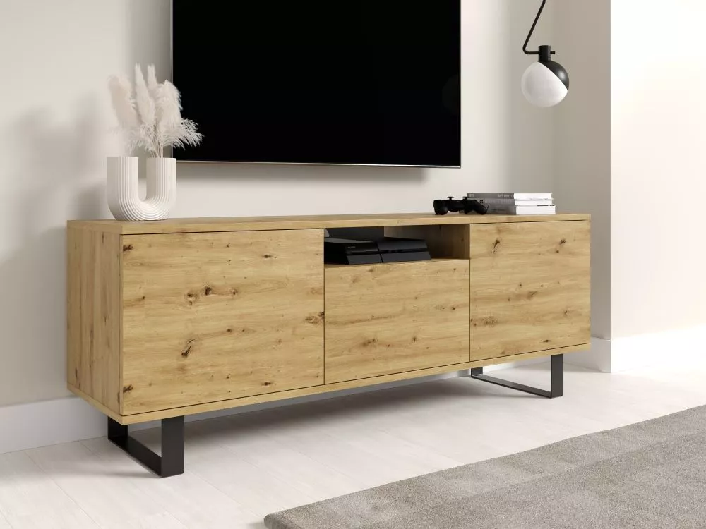 TV tumba Logan RTV Premium ar LED · 150 × 40 × 56 cm