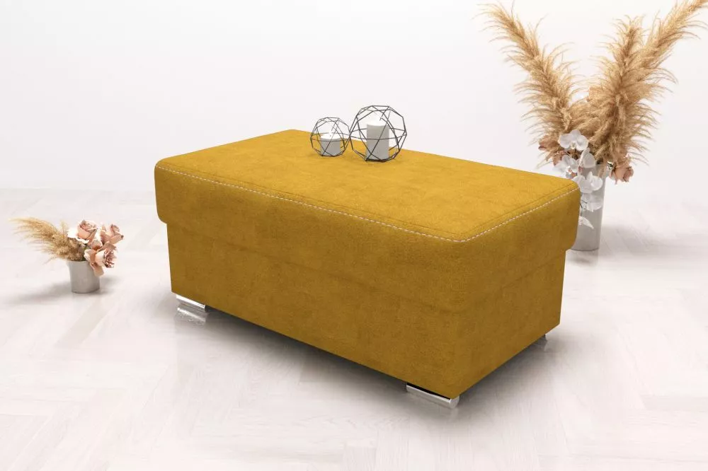 Pufs P Classic standard Auduma numurs: Terra 48, · Dzeltens · 100 × 42 × 55 cm