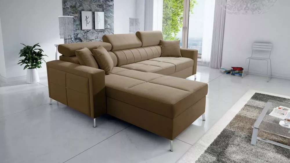 Dīvāns Side 1 Mini Standard · Brūns · 171 × 250 × 83 cm