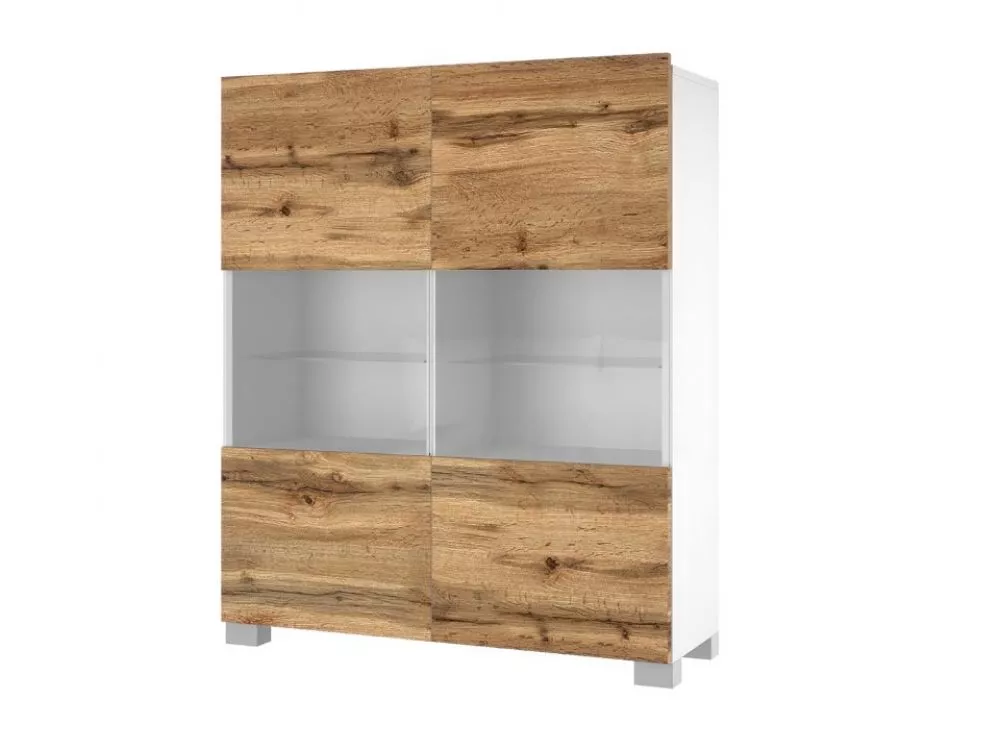Kumode Imperium K2D ar LED · 100 × 36 × 115 cm