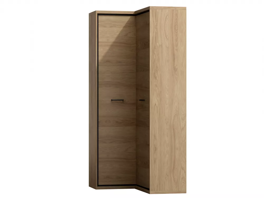 Skapis Mediolan M14 · Dabīgs hickory · 102.5 × 58.5 × 197 cm