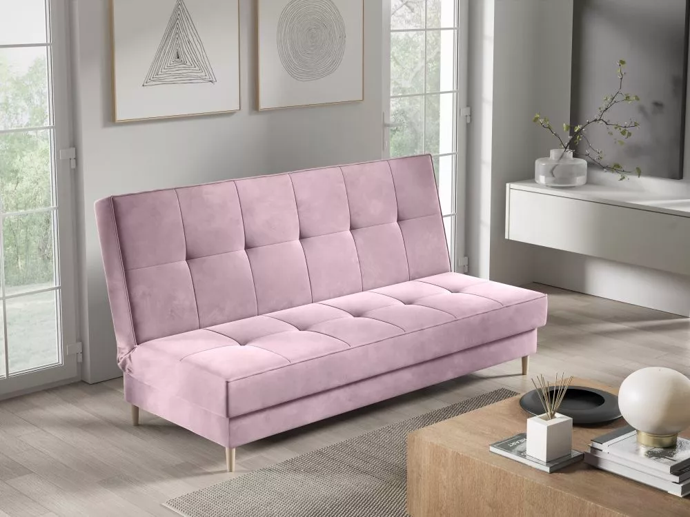 Dīvāns Sofa Bed 181 standard · Rozā · 90 × 200 × 93 cm